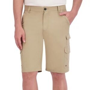 IRON Clothing Men's Stretch Hybrid Cargo Short | Color: Khaki | NEW/NWT!!🩳🩳